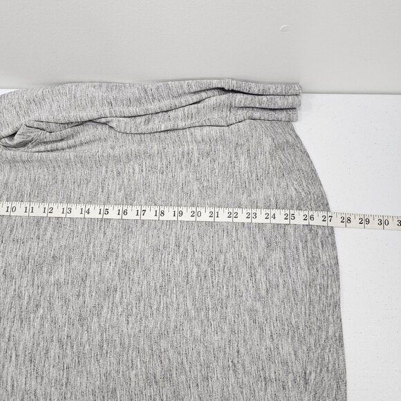 Athleta Womens Beyond Soft Heather Gray Long Sleeve Mindset Sweatshirt XL Top - Picture 8 of 9